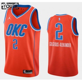 Maillot NBA Oklahoma City Thunder Shai Gilgeous-Alexander 2 2020-21 Jordan Brand Statement Edition Swingman - Enfant